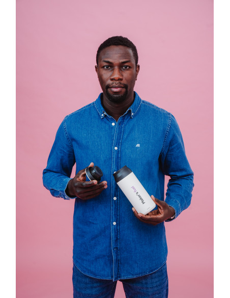 "Maker's Fuel" Travel Tumbler by Kinto