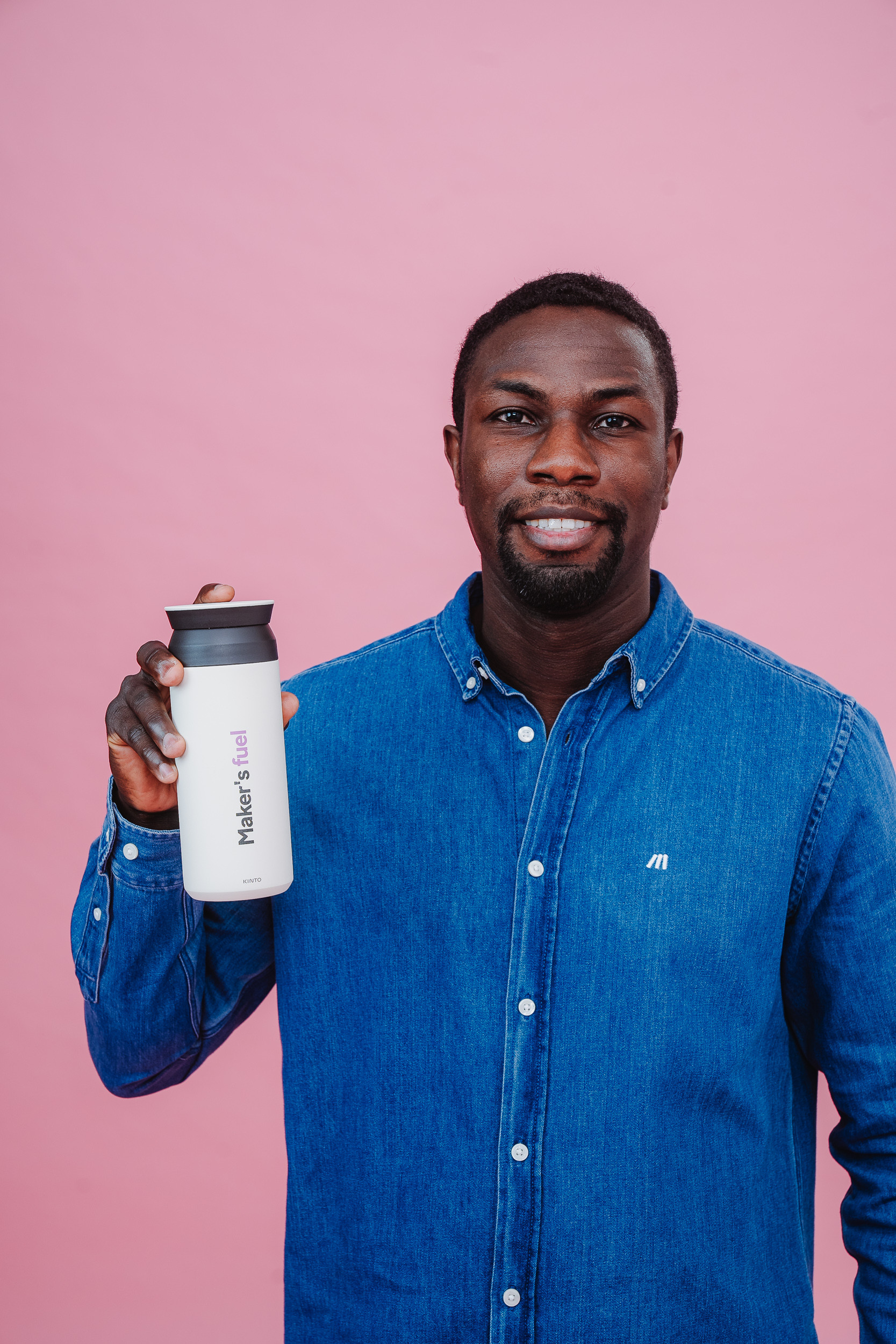 "Maker's Fuel" Travel Tumbler by Kinto
