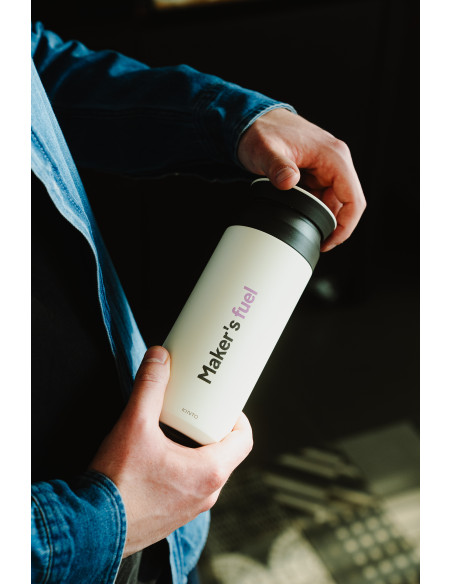 "Maker's Fuel" Travel Tumbler by Kinto