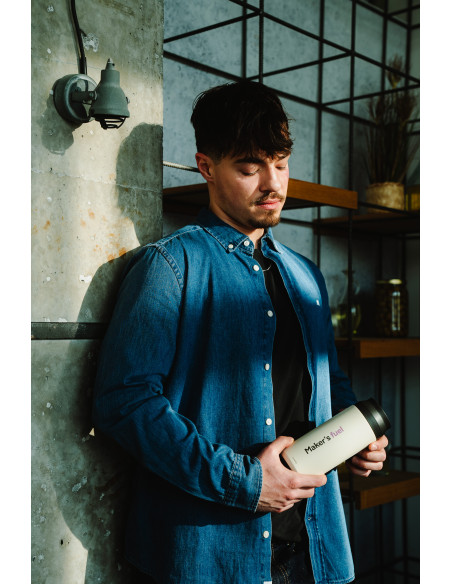 "Maker's Fuel" Travel Tumbler by Kinto