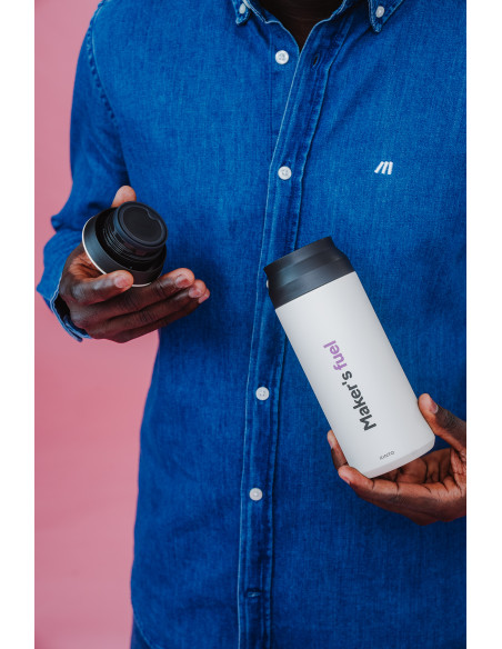 "Maker's Fuel" Travel Tumbler by Kinto