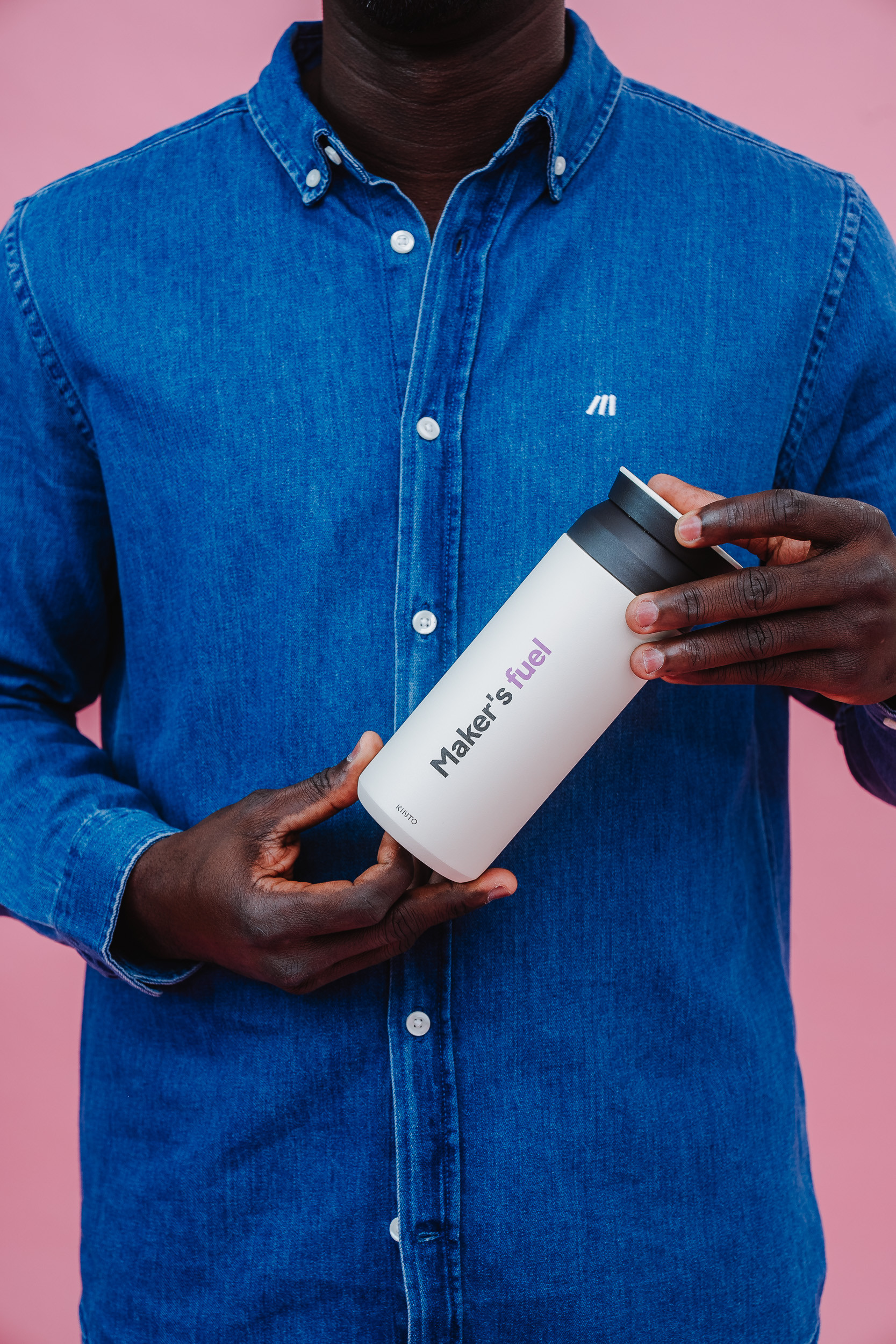 "Maker's Fuel" Travel Tumbler by Kinto